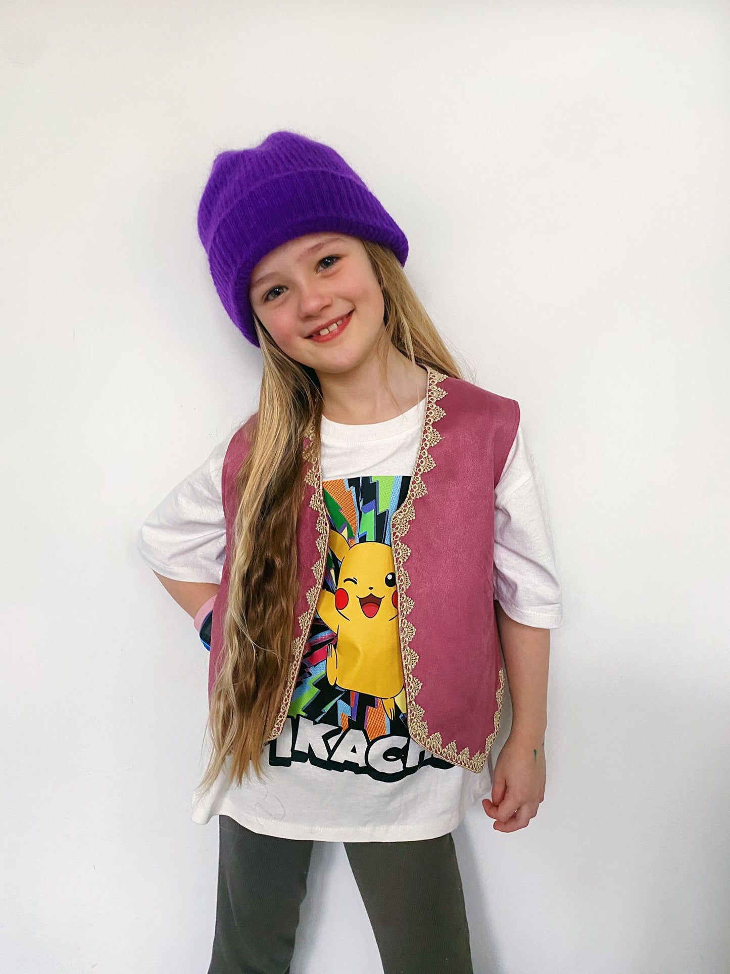Lilac Kids Boho Love Waistcoat